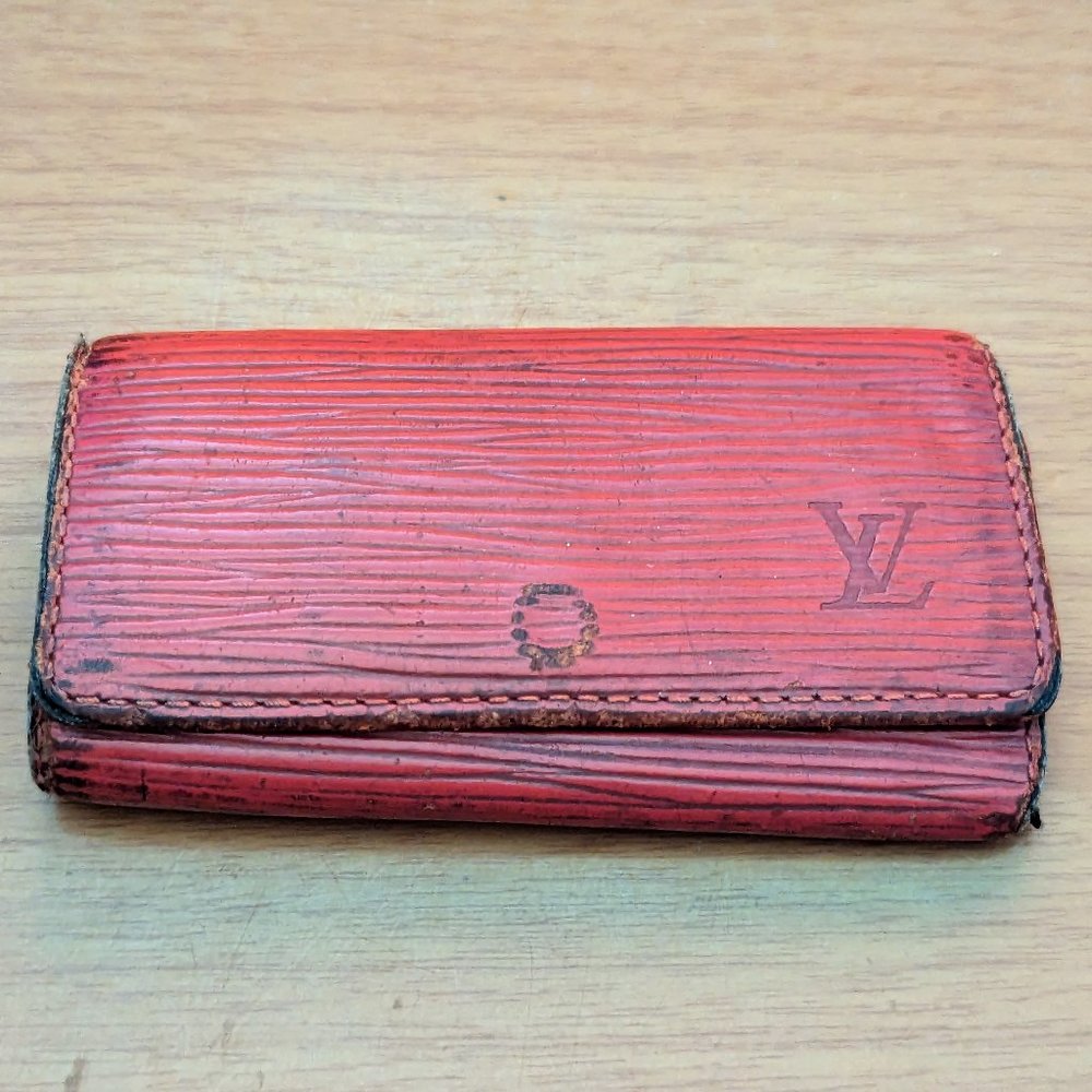 Louis Vuitton Epi Key Holder/Wallet #1662***